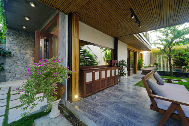 Mát mắt với căn biệt thự được thiết kế như một resort