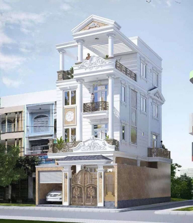 Mẫu nhà ống 4 tầng thiết kế đa dạng, cuộc sống tiện nghi như khách sạn