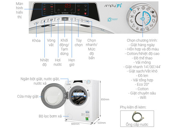 Máy giặt giảm giá sốc 50% dịp Tết, dòng cửa trước rẻ chưa từng thấy, sát nút 5 triệu đồng - Ảnh 3.