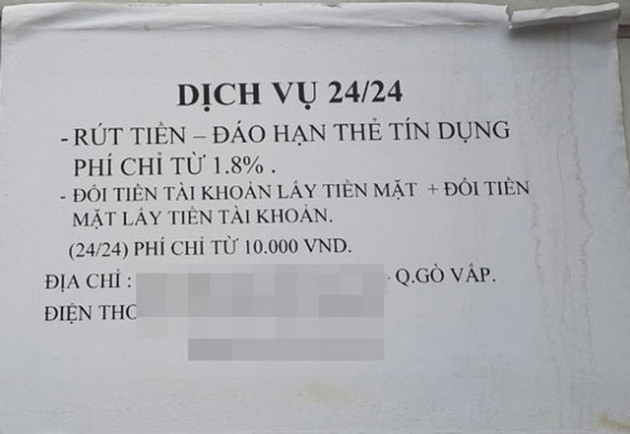Méo mó giao dịch thẻ tín dụng