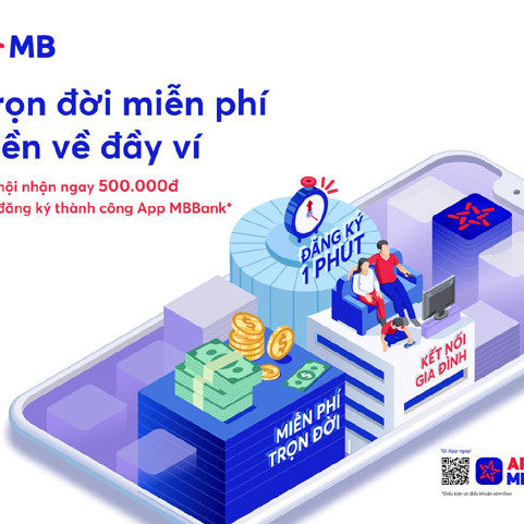 Miễn phí giao dịch Online thời Covid-19 cùng MBBank