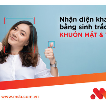 MSB mở rộng ứng dụng công nghệ sinh trắc học trong giao dịch