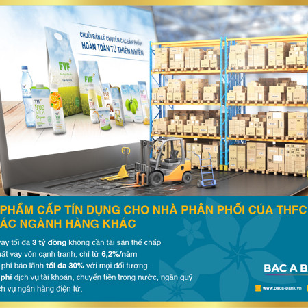 Ngân hàng Bắc Á cấp tín dụng ưu đãi cho Chuỗi thực phẩm TH