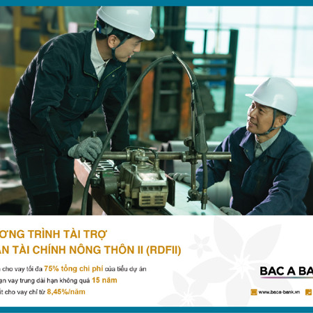 Ngân hàng Bắc Á ưu đãi cho vay từ dự án Tài chính nông thôn II