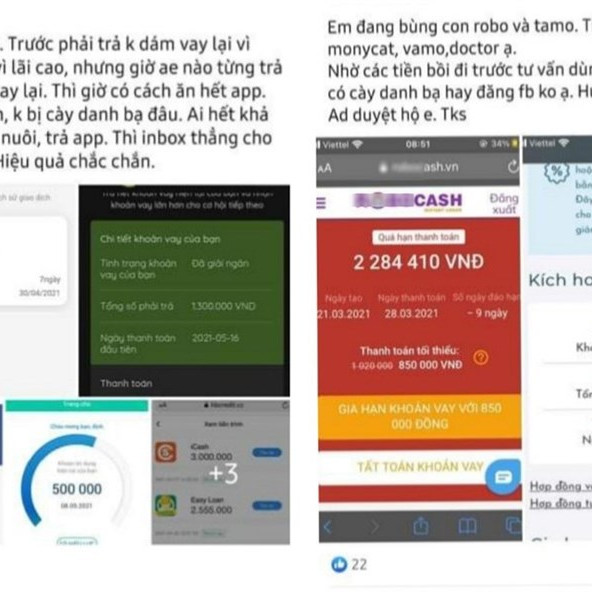 'Nghề' bùng nợ các ứng dụng cho vay tiềnicon