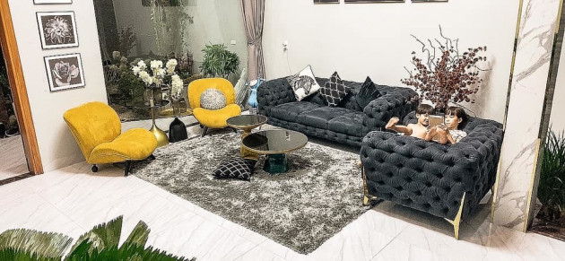 Nhà cấp 4 đẹp sánh ngang resort, đủ hồ cá, sân vườn nướng