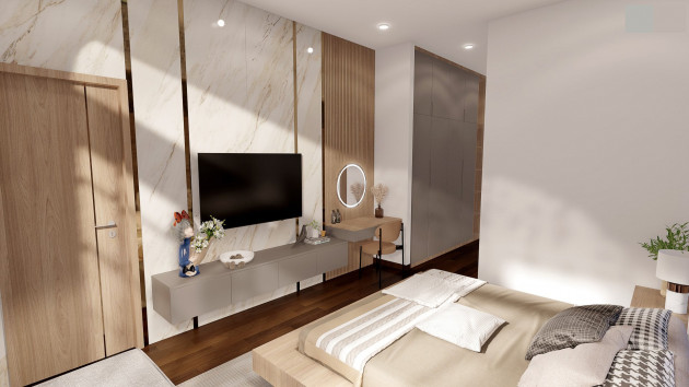 Nhà cấp 4 hình chữ L, xây dựng chỉ 750 triệu đẹp như resort