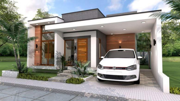 Nhà cấp 4 mái bằng tiện nghi như khách sạn 5 sao, đẹp quên lối về