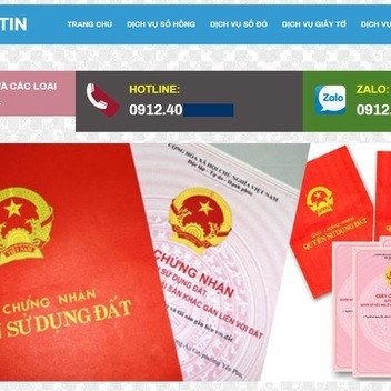 Nóng nạn sổ đỏ giả dịp cuối nămicon