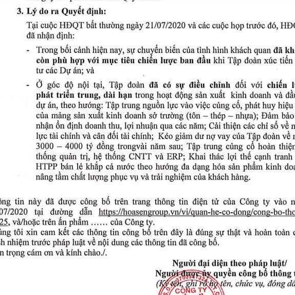 Ông Lê Phước Vũ đi tu, Hoa Sen rút khỏi siêu dự án 10 tỷ USD