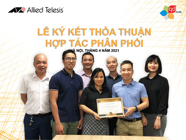 QD.TEK ký thoả thuận hợp tác phân phối với Allied Telesis