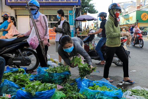 Rau tại chợ TP.HCM tăng giá mạnh, rau ở vườn ế ẩm