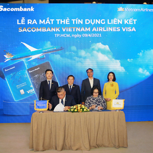 Sacombank ‘bắt tay’ Vietnam Airlines ra mắt thẻ tín dụng liên kết