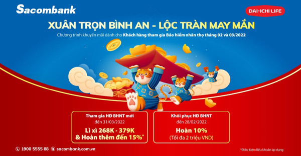 Sacombank và Dai-ichi Life Việt Nam nâng tầm hợp tác phân phối bảo hiểm qua ngân hàng