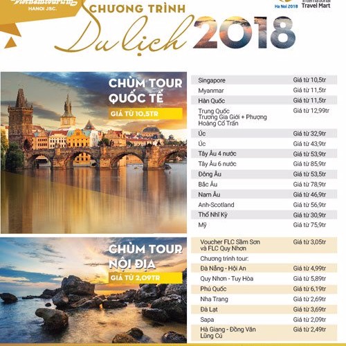 Săn tour hè 2018 ưu đãi chỉ từ 2.09 triệu