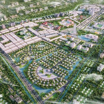 Sống sinh thái, tiện nghi ở KĐT Kiến Tường Central Mall