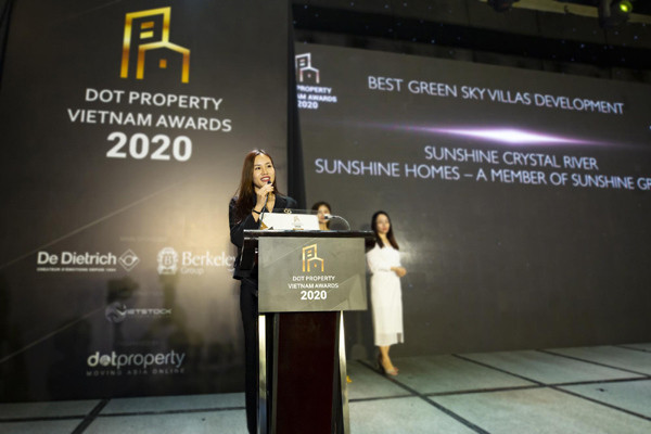 Sunshine Homes thắng lớn tại Dot Property Vietnam Awards 2020