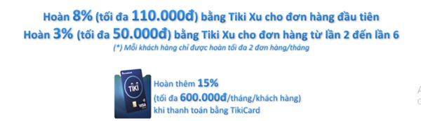 Thanh toán hóa đơn điện nước qua Tiki, nhận hoàn tiền đến 700.000 đồng