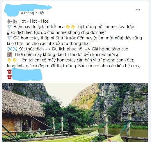 Tháo chạy khỏi homestay, đại gia ‘đứt ruột’ cắt lỗ sâu hàng tỷ đồng