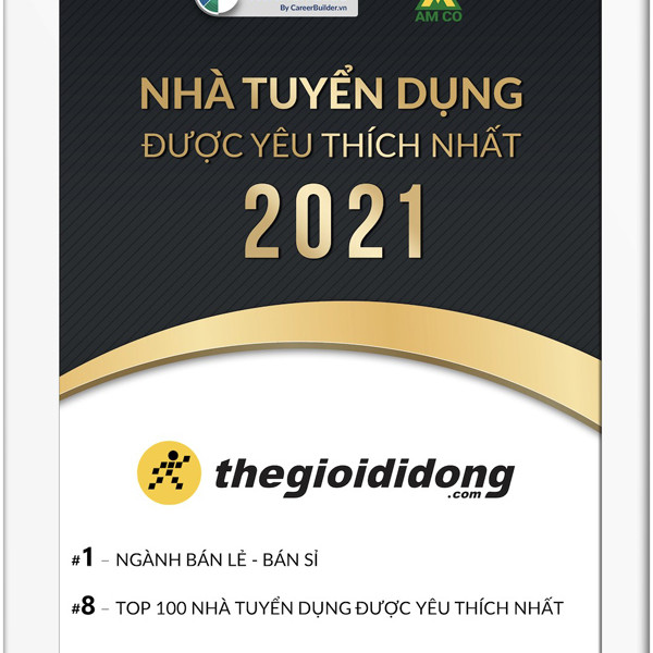 Thế Giới Di Động là nhà tuyển dụng được yêu thích nhất ngành bán lẻ