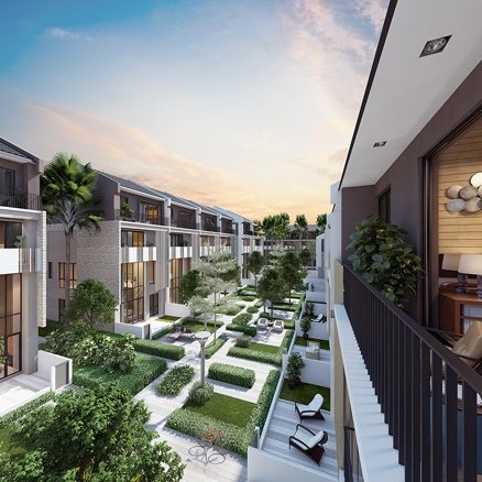 The Mansions ParkCity Hanoi - nhà trong công viên
