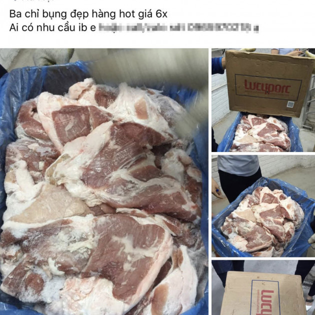 Thịt lợn rẻ giật mình 50 nghìn/kg, chất đầy kho bán cả tấnicon