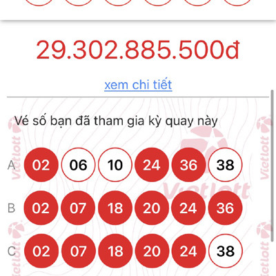 Thuê bao MobiFone trúng Jackpot gần 30 tỷ đồng qua kênh Vietlott SMS