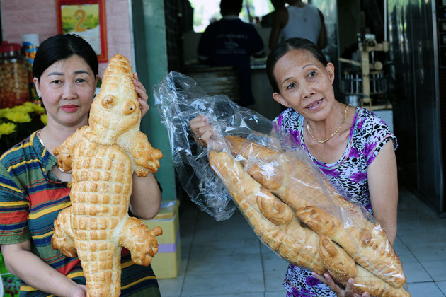 Tiết lộ bất ngờ của cô chủ bánh mì 'cá sấu siêu to khổng lồ'