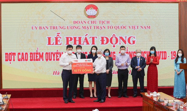 TNG Holdings Vietnam và MSB góp gần 50 tỷ đồng vào Quỹ vắc xin phòng chống Covid-19