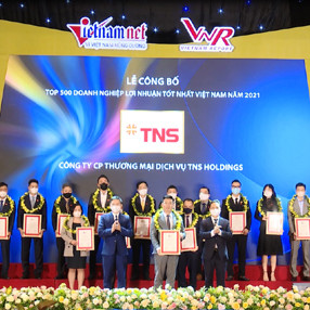 TNS Holdings tăng 28 bậc trên bảng xếp hạng PROFIT500 năm 2021