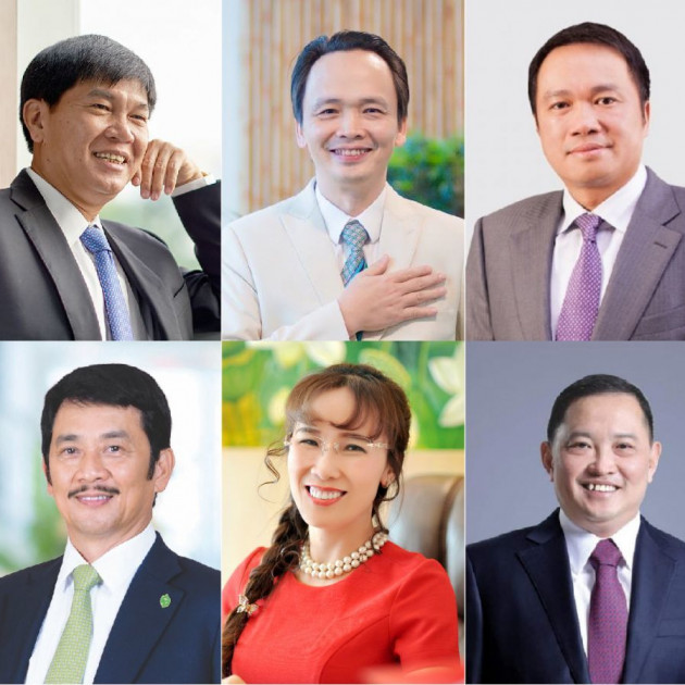 Top 10 tên tuổi tỷ USD nổi nhất thị trường chứng khoán Việt Nam 2021icon