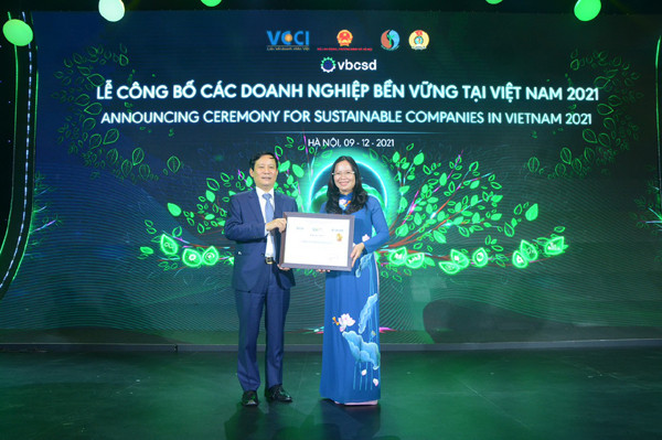 Traphaco đạt Top 10 doanh nghiệp bền vững Việt Nam 2021