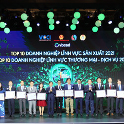 Traphaco đạt Top 10 doanh nghiệp bền vững Việt Nam 2021