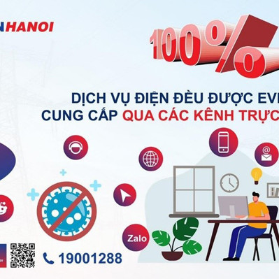 Trực tuyến mọi dịch vụ điện phục vụ nhanh 24/7 người dân Hà Nội trong dịch Covid-19