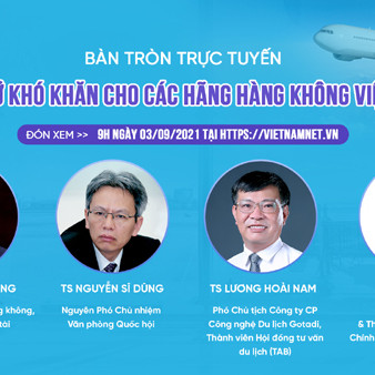 Trực tuyến: Tháo gỡ khó khăn cho các hãng hàng không Việt Nam