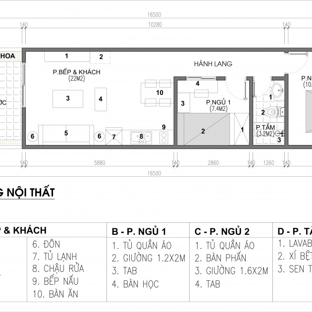 Tư vấn thiết kế nội thất nhà ở cấp 4 nhỏ xinh theo phong cách hiện đại tối giản chi phíicon