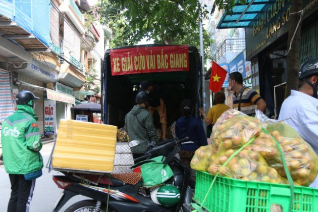 Vải Bắc Giang vượt 'vòng vây' về Hà Nội, dân gọi nhau giải cứu