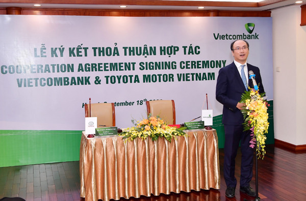 Vietcombank và Toyota Việt Nam ký thỏa thuận hợp tác