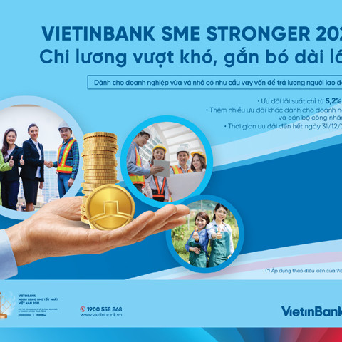 VietinBank giảm lãi suất cho DN vừa và nhỏ vay trả lương người lao động