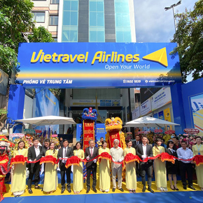 Vietravel Airlines mở đồng loạt 40 phòng vé