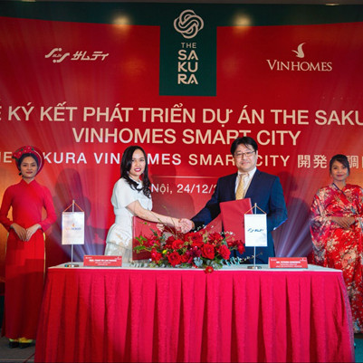 Vinhomes ‘bắt tay’ tập đoàn Nhật Bản phát triển dự án The Sakura