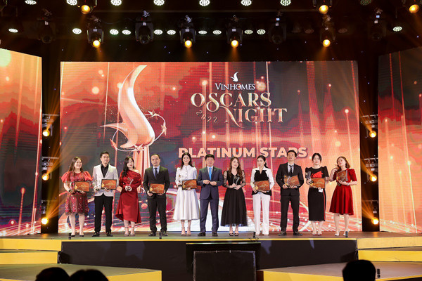 Vinhomes Oscars Night vinh danh những đại lý BĐS xuất sắc khu vực Hà Nội