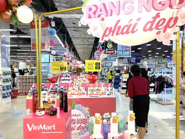 Vinmart ưu đãi đến 50% hàng trăm sản phẩm làm đẹp dịp 8/3