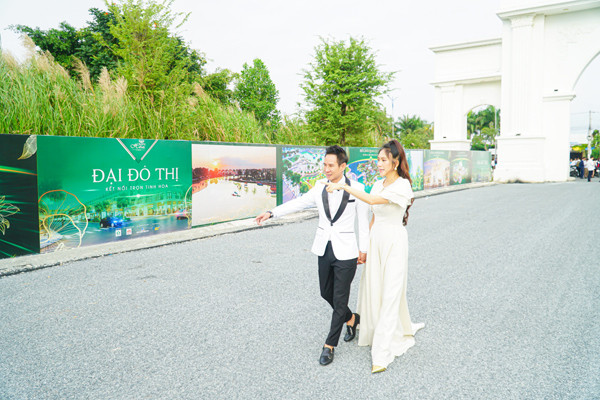 Vợ chồng Lý Hải đánh giá cao tiềm năng đầu tư dự án Happy Home Cà Mau