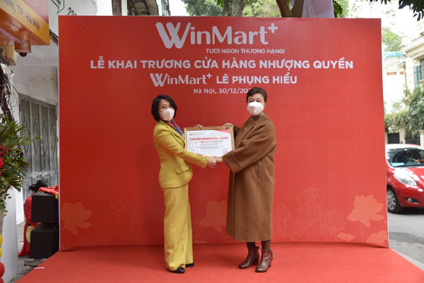 WinMart+ khai trương cửa hàng nhượng quyền đầu tiên