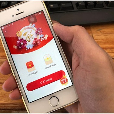 Zalopay đạt hơn 1,3 triệu lượt gửi và nhận lì xì