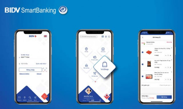 bidv tien phong dua tinh nang sieu thi vinmart online len ung dung di dong hinh anh 2