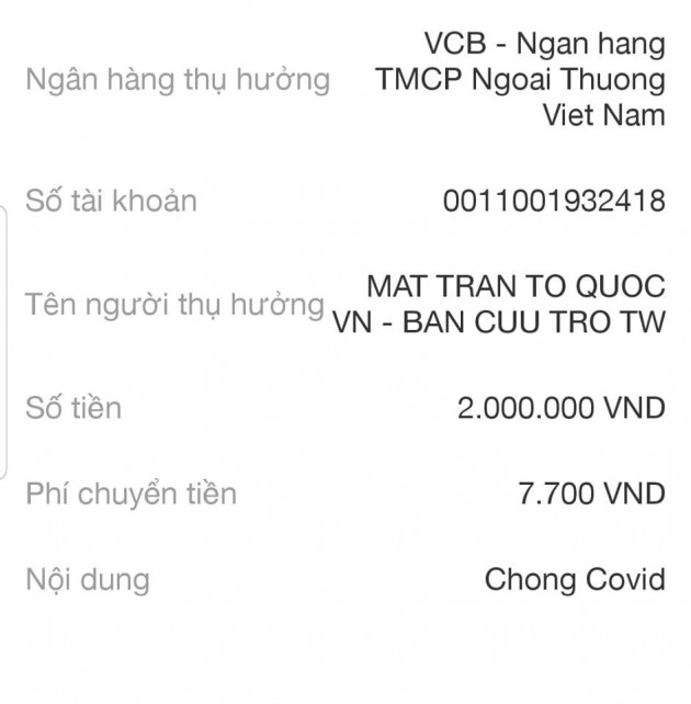 chuyen tien chong dich covid-19 van mat phi, ngan hang noi gi? hinh anh 2