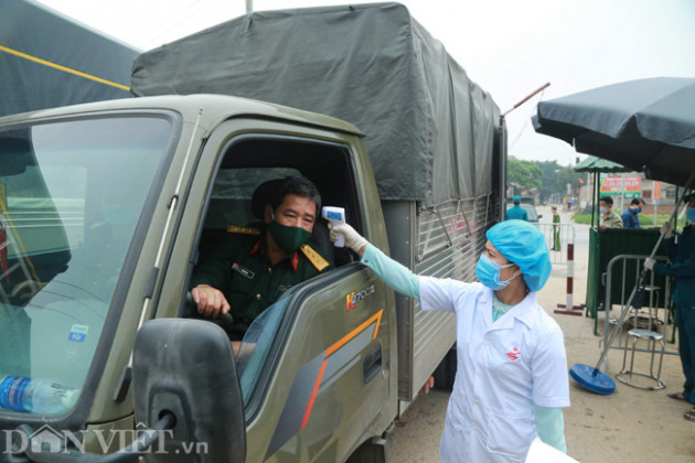 Dịch Covid-19: Cảnh báo phương tiện đi qua "ổ dịch" Hạ Lôi cần chú ý