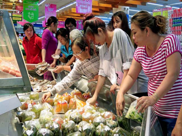 ha noi: cho dan sinh, sieu thi tap nap trong ngay dau cach ly toan xa hoi hinh anh 9